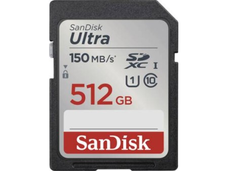 Ultra SDXC 512GB 150MBs UHSI